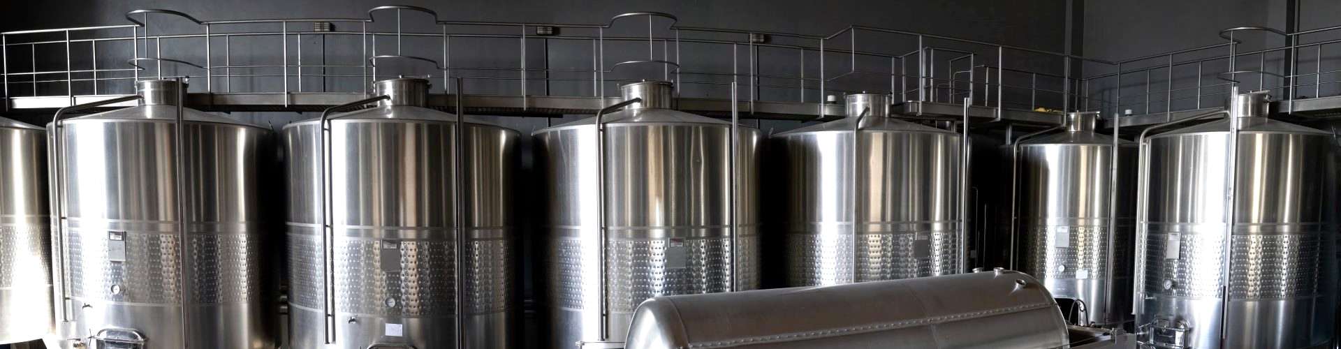 Mendoza, Argentina wine capital, winery industrial plant that produces famous Argentinian wine